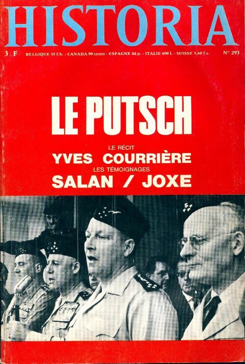 Historia n°293 : Le Putsch - Collectif - Livre