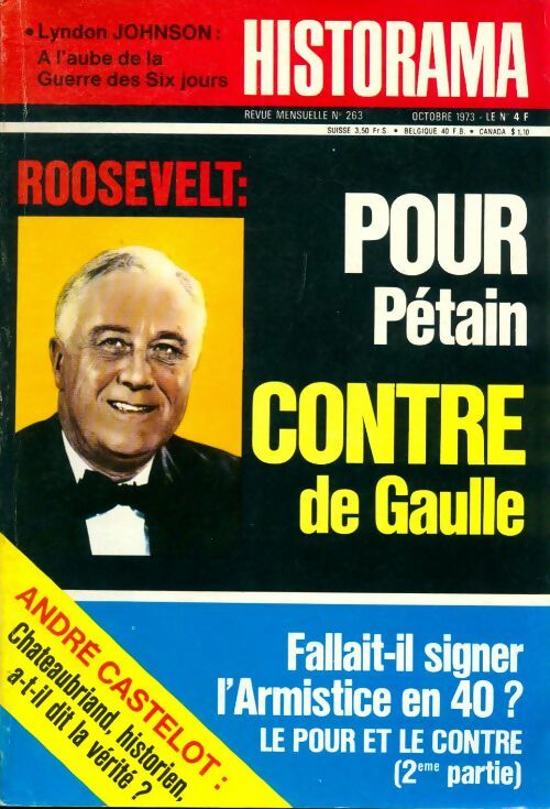 Historama n°263 : Pour Pétain, contre de Gaulle - Collectif - Livre