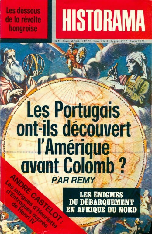 Historama n°291 : Les portugais ont-il découvert l'Amérique avant Colomb ? - Collectif - Livre
