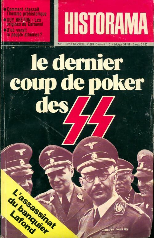 Historama n°293 : Le dernier coup de poker des SS - Collectif - Livre