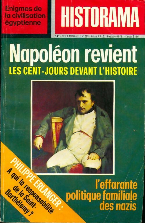 Historama n°295 : Napoléon revient - Collectif - Livre