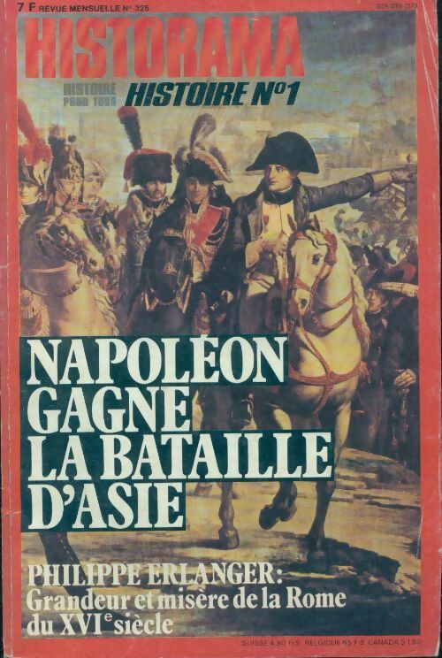 Historama n°325 : Napoléon gagne la bataille d'Asie - Collectif - Livre