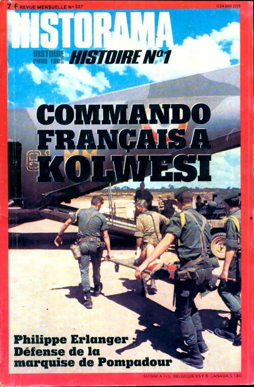 Historama n°327 : Commando français à Kolwesi - Collectif - Livre