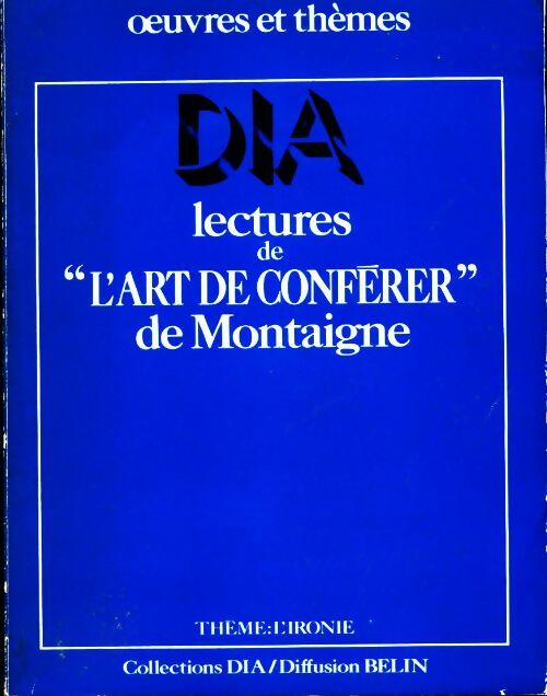 Lectures de l'Art de conférer - Collectif - Livre