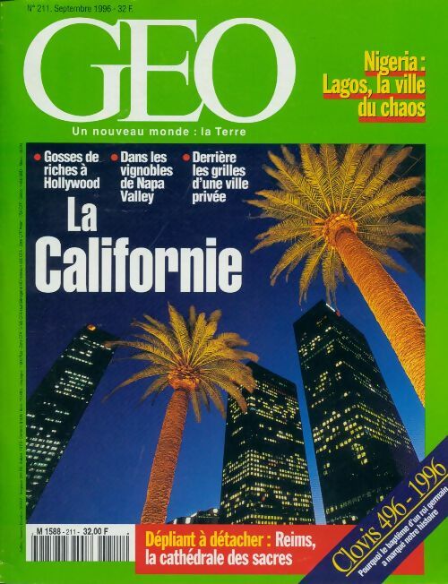 Géo n°211 : La Californie - Collectif - Livre