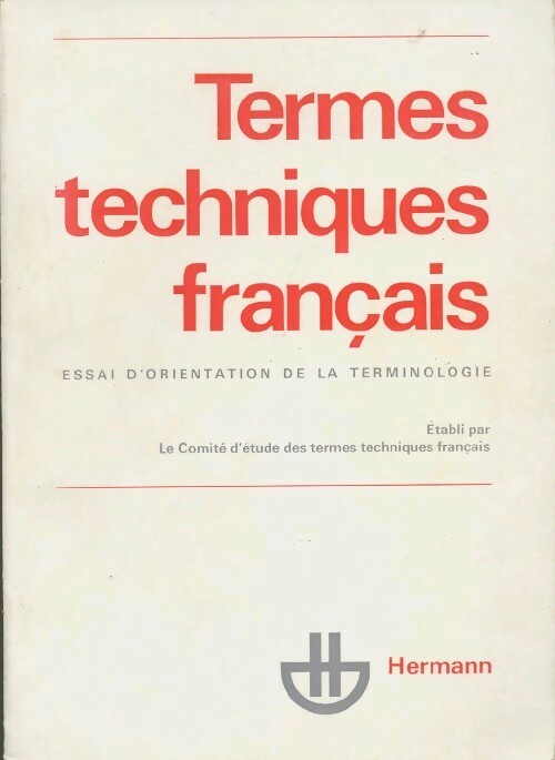Termes techniques français - Collectif - Livre