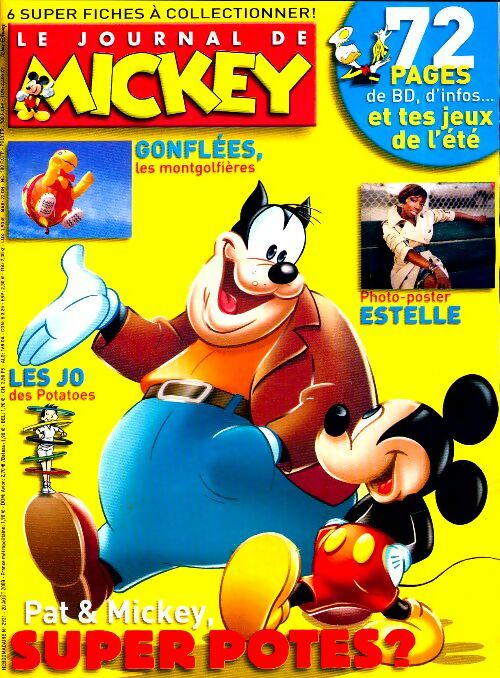 Le journal de Mickey n°2931 : Pat & Mickey super potes ? - Disney - Livre