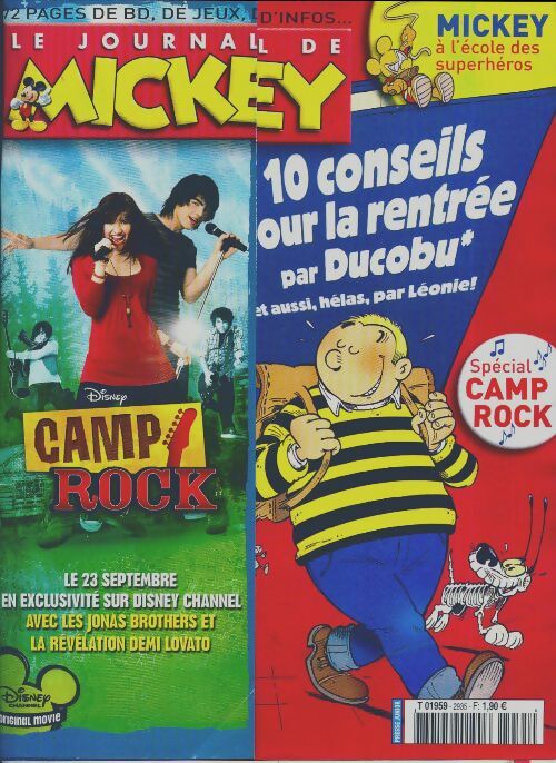 Le journal de Mickey n°2935 : Camp rock - Disney - Livre