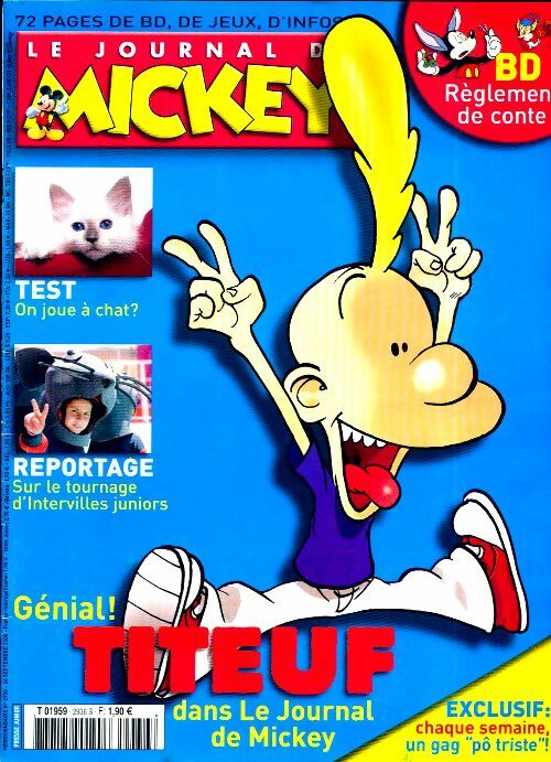 Le journal de Mickey n°2936 : Titeuf - Disney - Livre