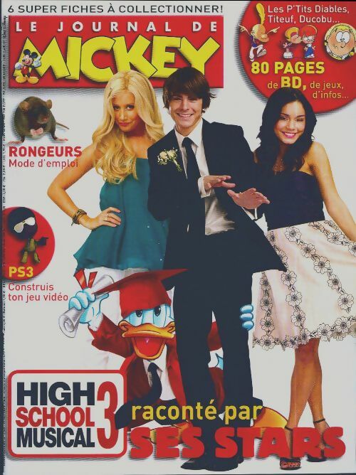 Le journal de Mickey n°2940 : High School Muscial 3 - Disney - Livre