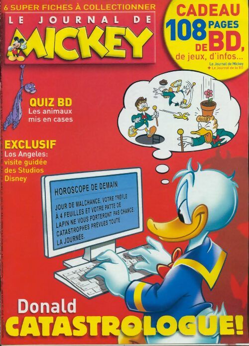 Le journal de Mickey n°2954 : Donald catastrophe - Disney - Livre