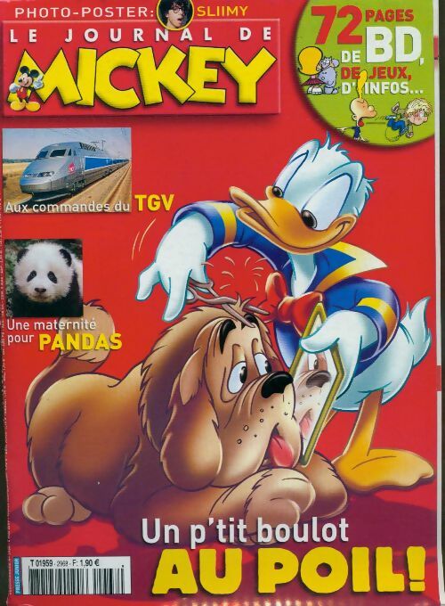 Le journal de Mickey n°2968 : Un p'tit boulot au poil ! - Disney - Livre