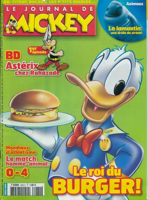 Le journal de Mickey n°2982 : Le roi du burger ! - Disney - Livre