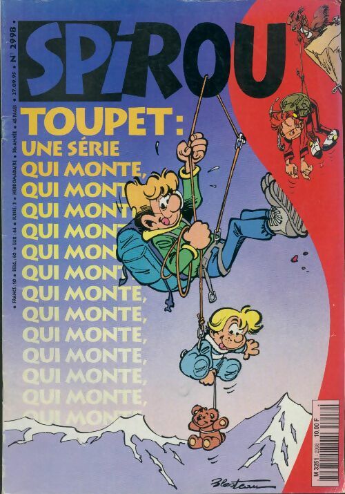 Spirou n°2998 : Toupet : une série qui monte - Collectif - Livre