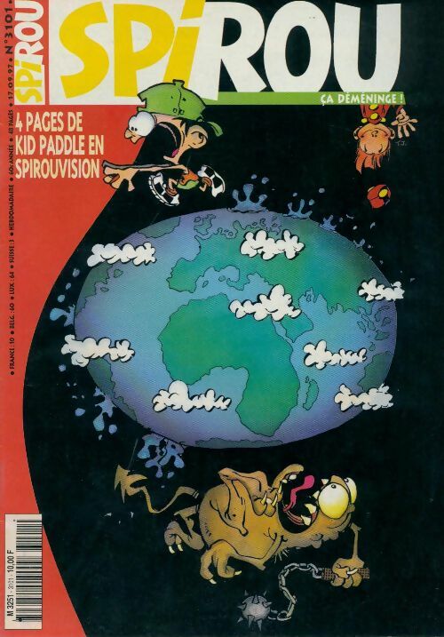 Spirou n°3101 : 4 page s de Kid Paddle - Collectif - Livre