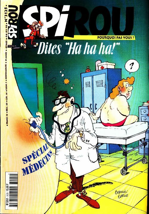 Spirou n°3125 : Spécial médecins - Collectif - Livre