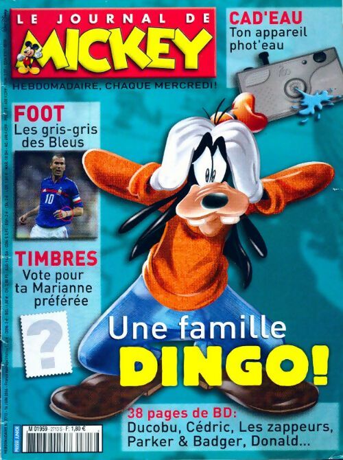 Le journal de Mickey n°2713 : Une famille Dingo ! - Disney - Livre