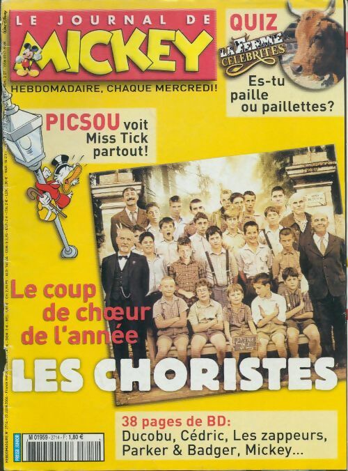 Le journal de Mickey n°2714 : Les choristes - Disney - Livre