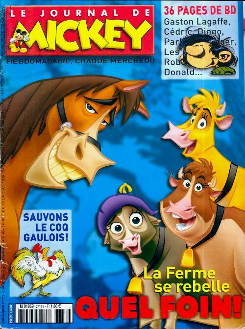 Le journal de Mickey n°2720 : Donald mauvais joueur - Disney - Livre