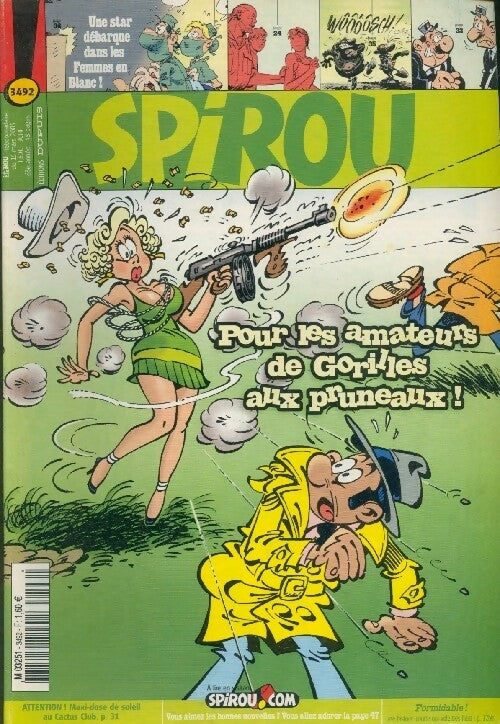 Spirou n°3492 : Pour les amateurs de Gorilles aux pruneaux ! - Collectif - Livre