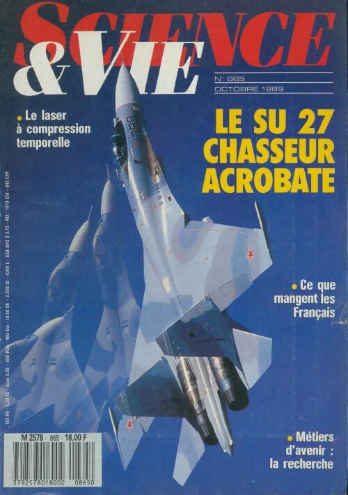 Science & vie n°865 : Le SU27 chasseur acrobate - Collectif - Livre