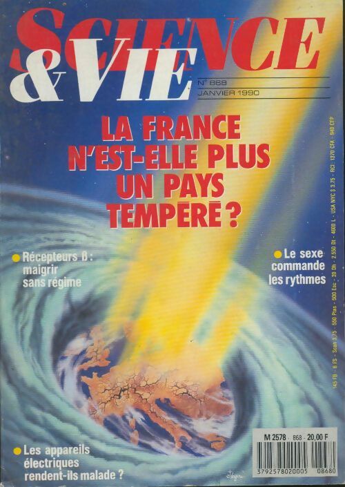 Science & vie n°868 : La France n'est-elle plus un pays tempéré ? - Collectif - Livre