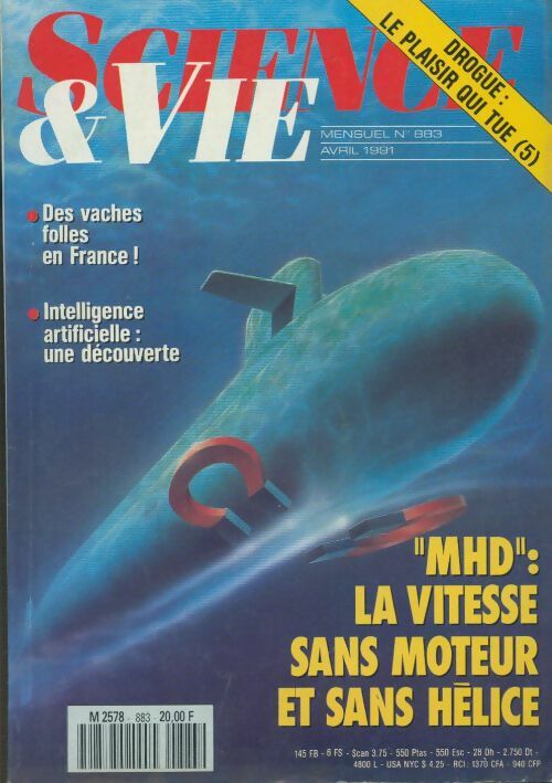 Science & vie n°883 : MHD : la vitesse sans moteur et sans hélice - Collectif - Livre