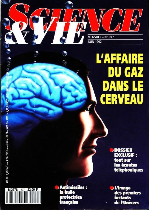 Science & vie n°897 : L'affaire du gaz dans le cerveau - Collectif - Livre