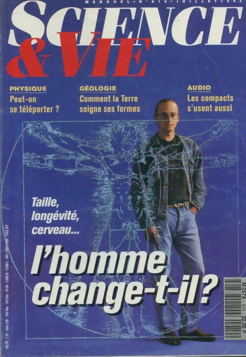 Science & vie n°910 : L'homme change-t-il ? - Collectif - Livre
