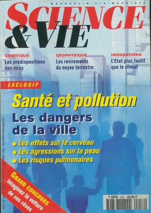 Science & vie n°857 : Santé et pollution - Collectif - Livre