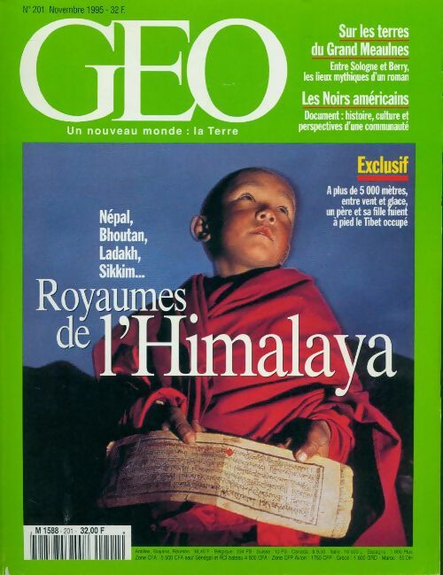 Géo n°201 : Royaumes de l'Himalaya - Collectif - Livre