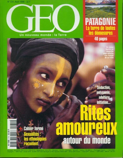Géo n°234 : Rites amoureux - Collectif - Livre