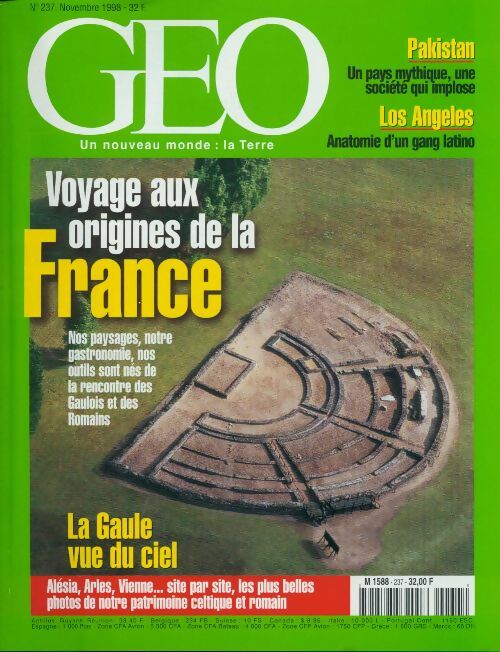 Géo n°237 : Voyage aux origines de la France - Collectif - Livre