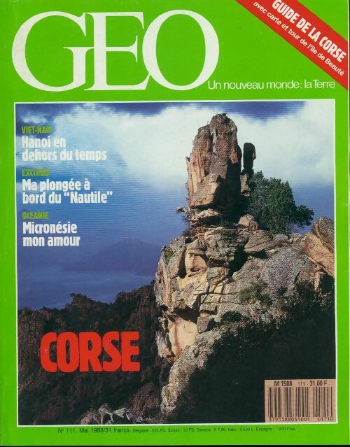 Géo n°111 : Corse - Collectif - Livre