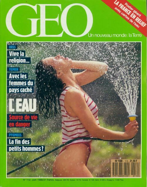 Géo n°112 : L'eau, source de vie en danger - Collectif - Livre