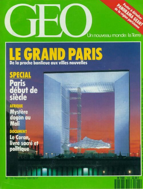 Géo n°153 : Le Grand Paris - Collectif - Livre