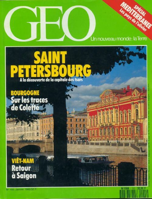 Géo n°155 : Saint Pétersbourg - Collectif - Livre
