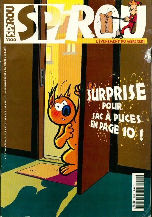Spirou n°3300 : Surprise pour Sac à Puces - Collectif - Livre
