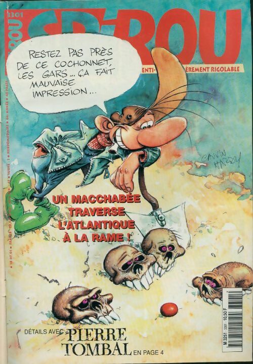 Spirou n°3301 : Un macchabée traverse l'Atlantique à la nage - Collectif - Livre