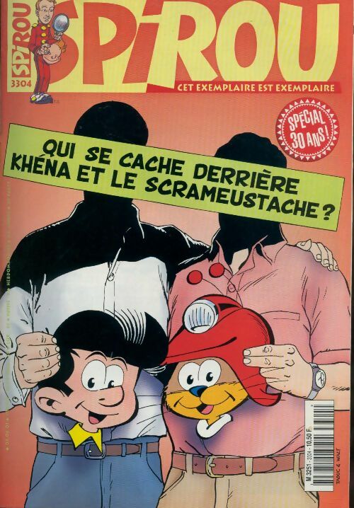 Spirou n°3304 : Qui se cache derrière la moustache - Collectif - Livre