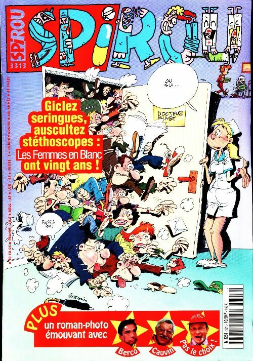 Spirou n°3313 : Giclez seringues, auscultez stéthoscopes - Collectif - Livre