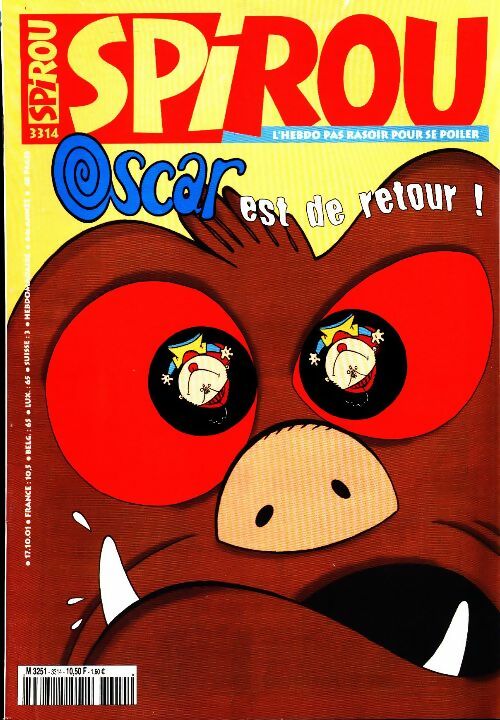 Spirou n°3314 : Oscar est de retour ! - Collectif - Livre