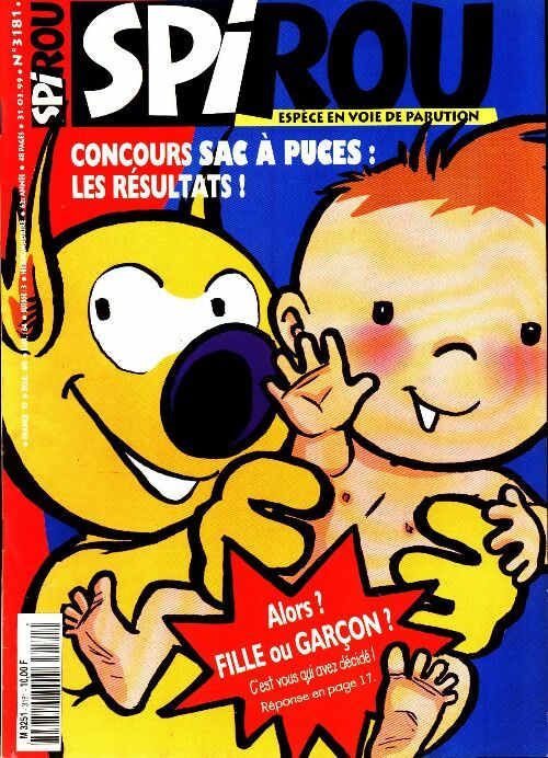 Spirou n°3181 : Alors ? Fille ou garçon ? - Collectif - Livre