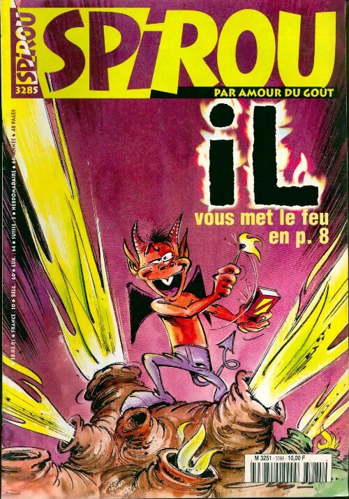 Spirou n°3285 : Il vous met le feu - Collectif - Livre