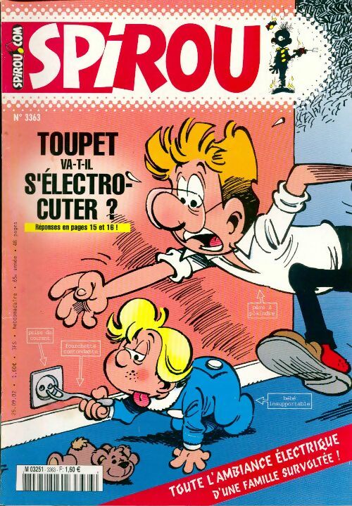 Spirou n°3363 : Toupet va-t-il s'électrocuter ? - Collectif - Livre