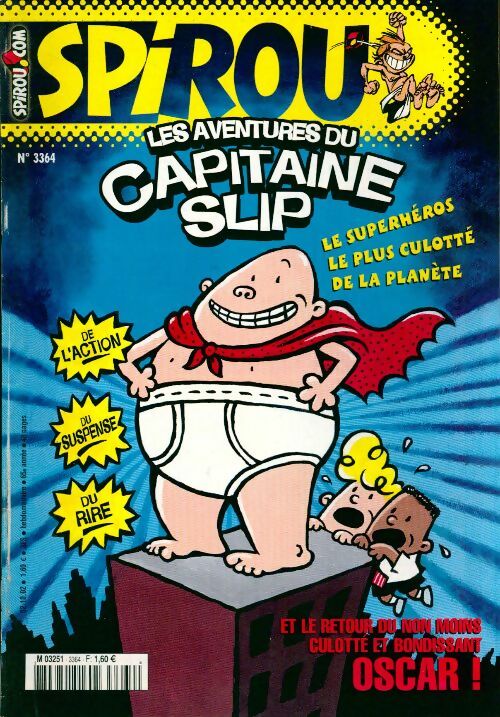 Spirou n°3364 : Les aventures du capitaine Slip - Collectif - Livre
