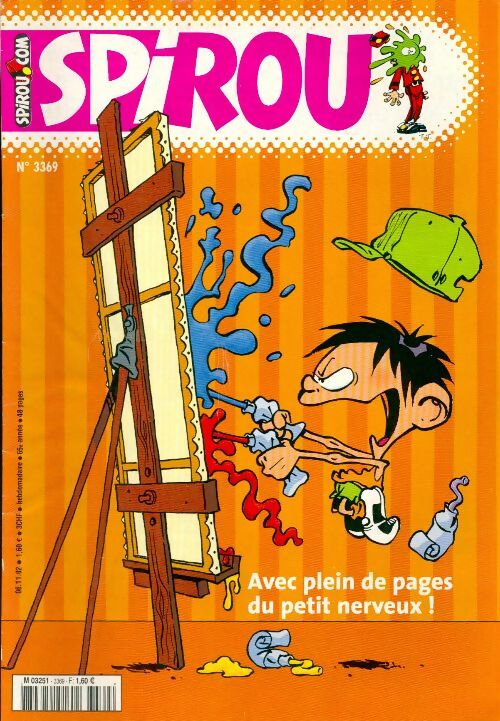 Spirou n°3369 : Avec plein de pages du petit nerveux - Collectif - Livre