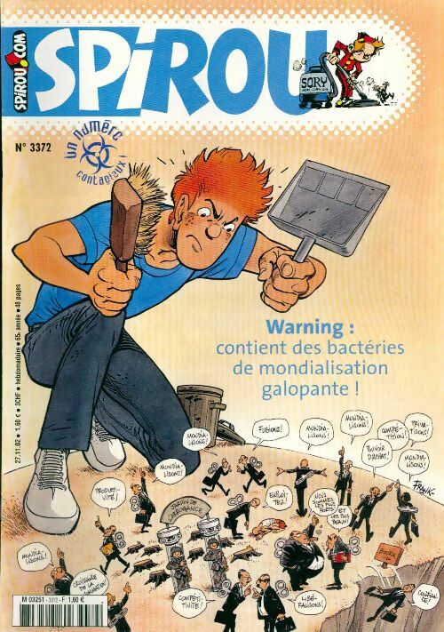 Spirou n°3372 : Warning - Collectif - Livre