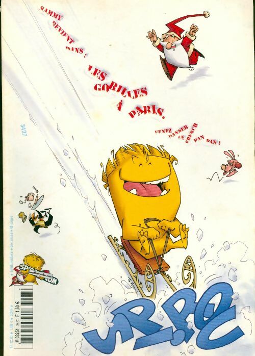Spirou n°3427 : Sammy revient dans les gorilles à Paris - Collectif - Livre