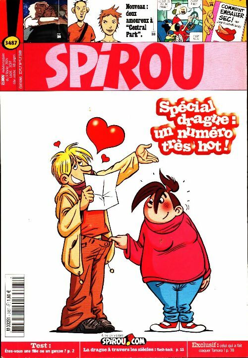 Spirou n°3487 : Spécial drague : un numéro très hot ! - Collectif - Livre